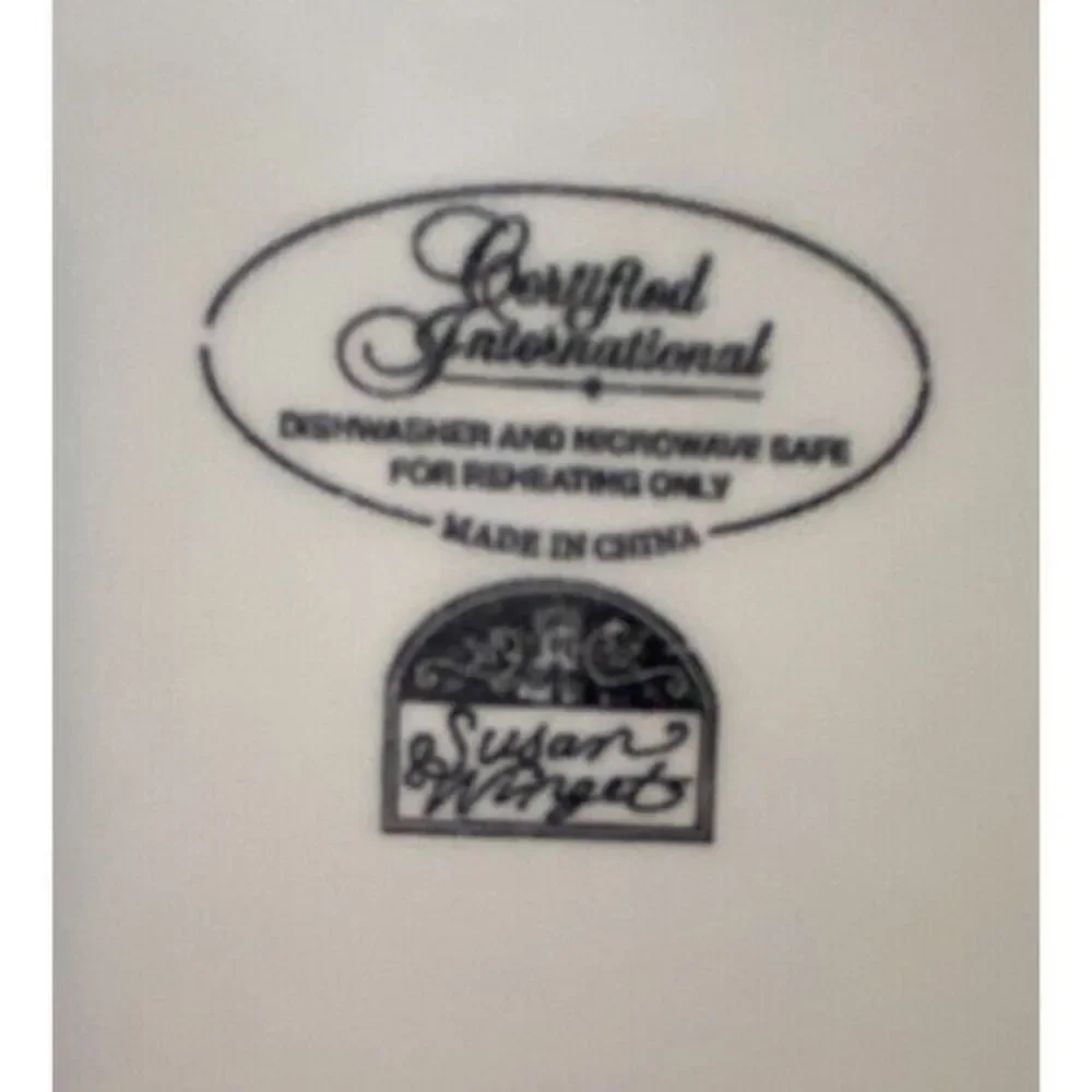 Certified International Savannah Soup Bowls and‎ Salad Plate Susan Winget